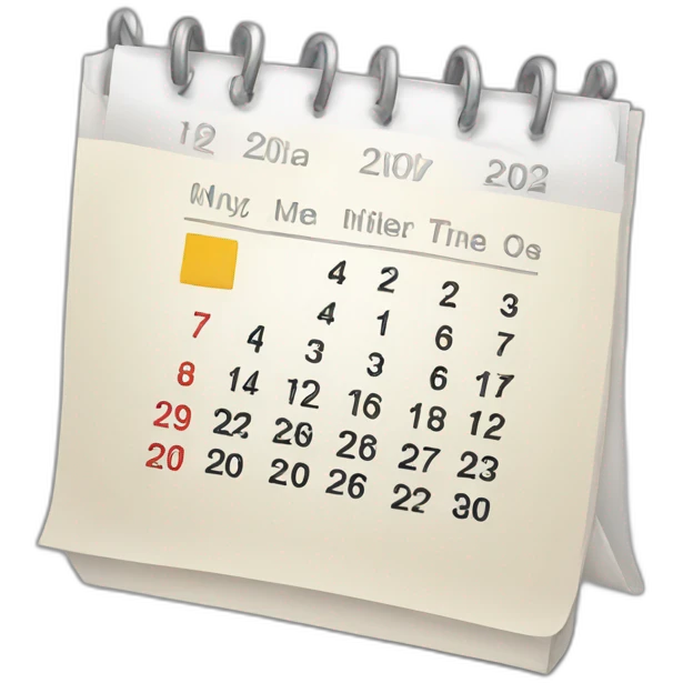 CALENDAR emoji
