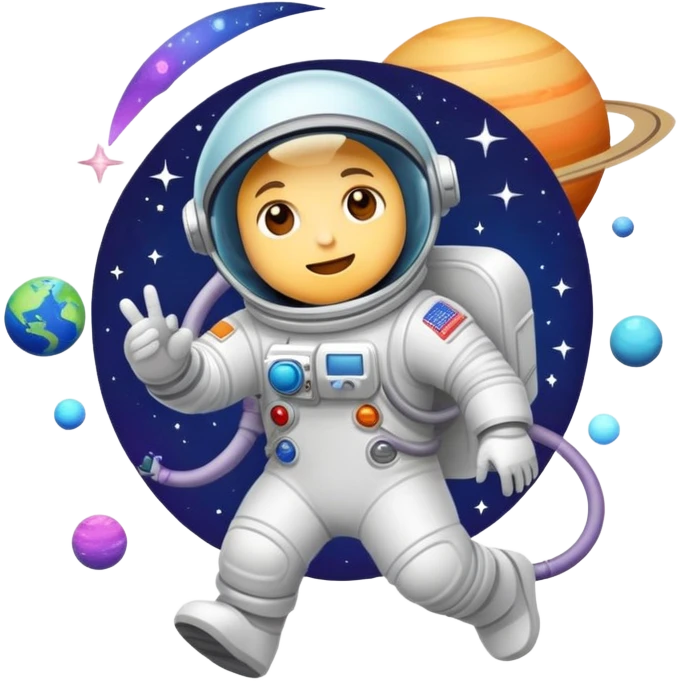 Эмодзи ко дню космонавтики. emoji