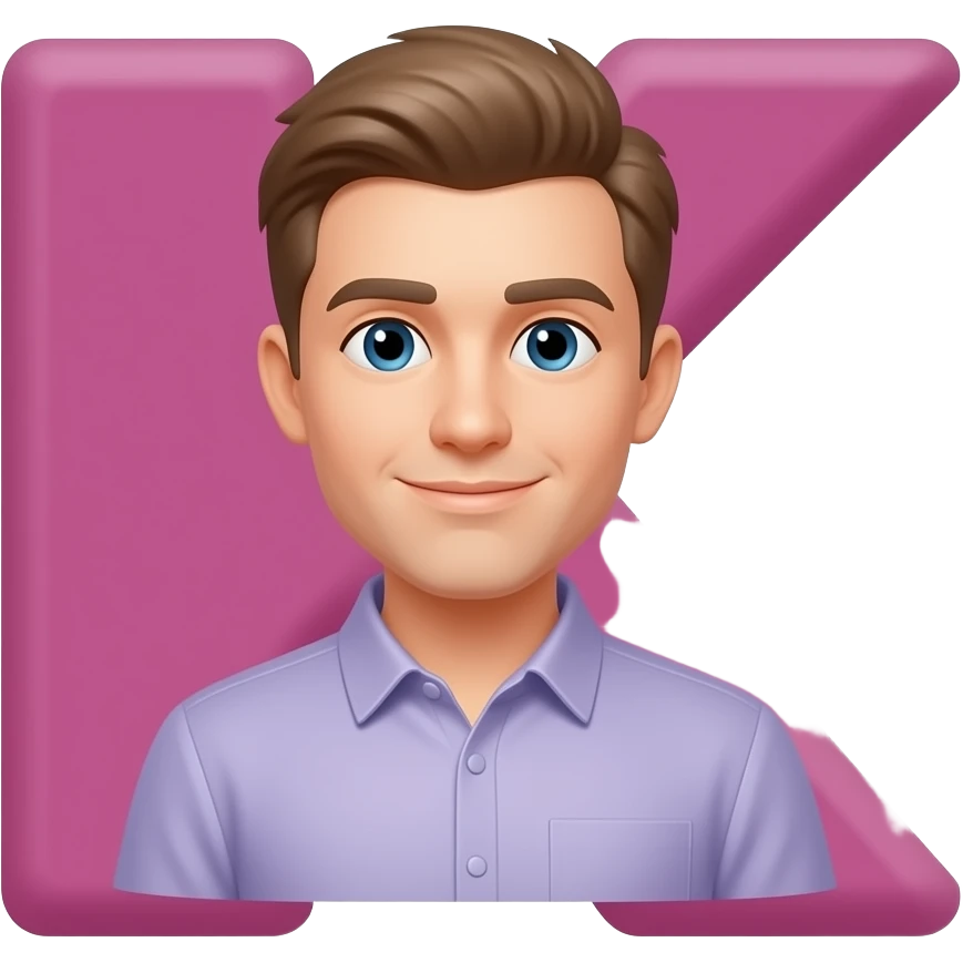 Середняк с буквой K #c97f8b emoji