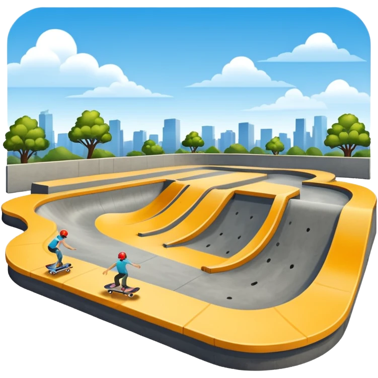 skate park for roller bladers emoji