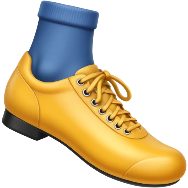 A kick emoji