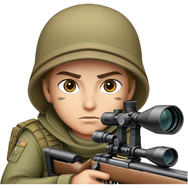 Army sniper  emoji