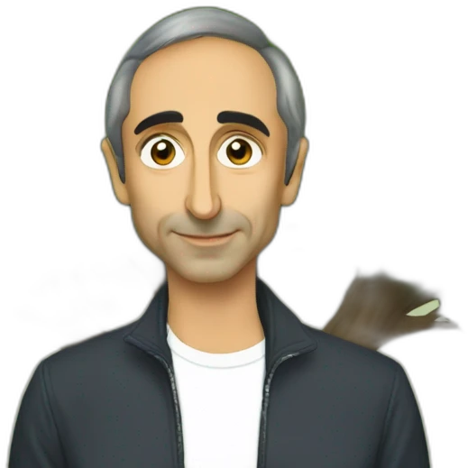 eric zemmour qui fait un calin avec un arbre emoji