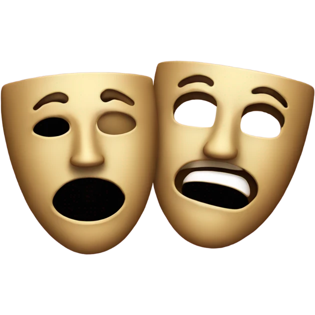 Comedy/tragedy masks emoji