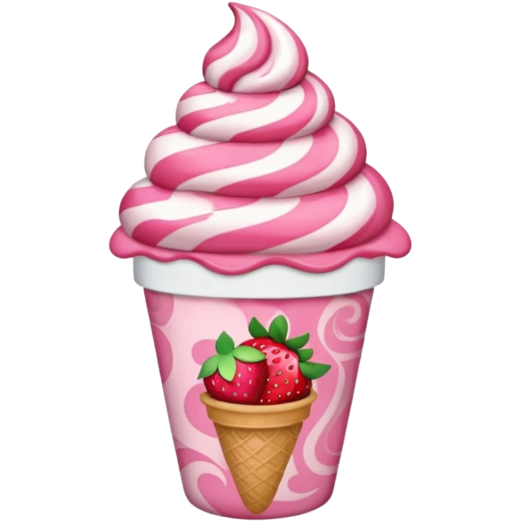 ice cream cup emoji