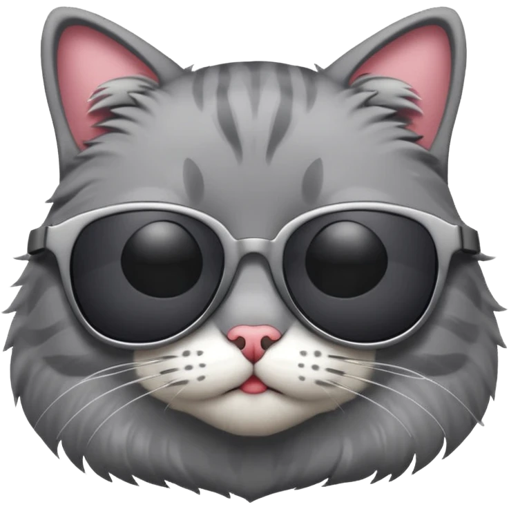 Cat wearing sunglasses emoji