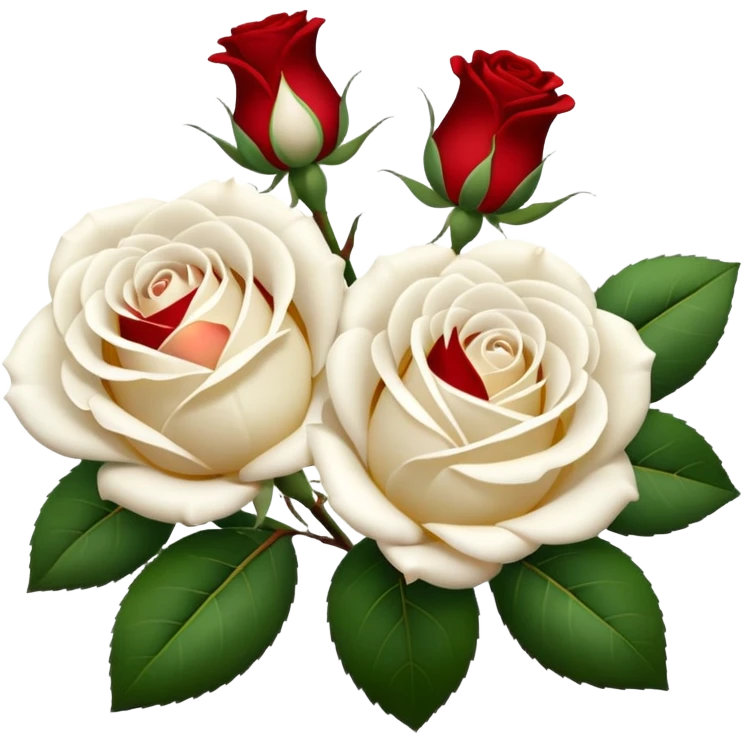 white roses only emoji