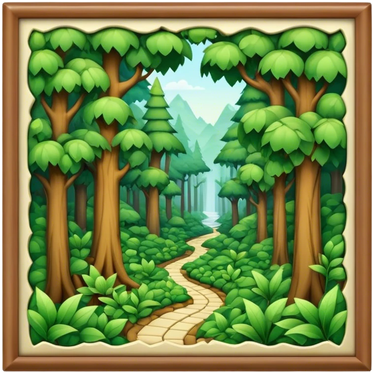 background tile forest emoji