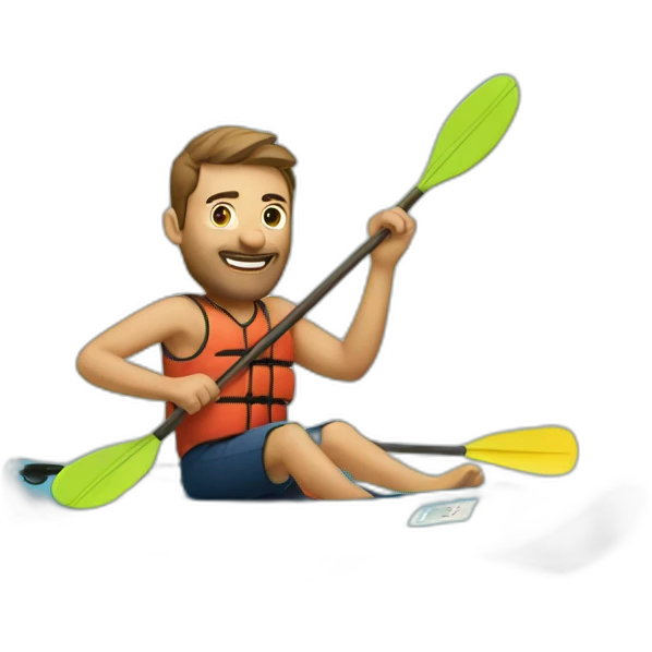 Man-on-paddle emoji