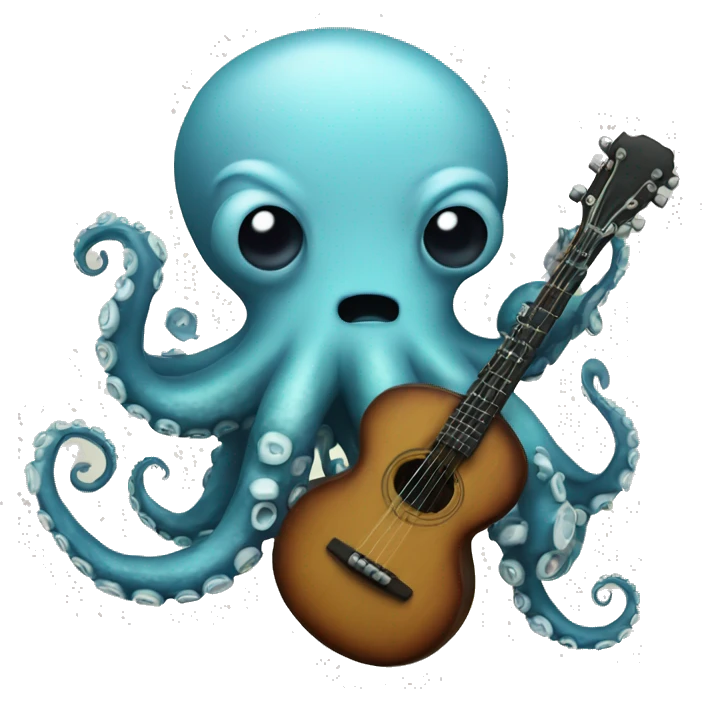 octopus and banjo emoji