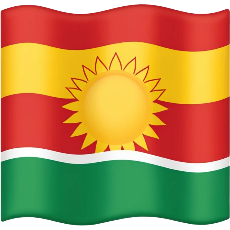 Kurdish flag emoji