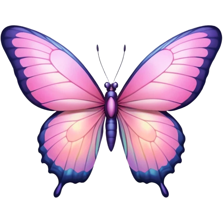 Butterfly pink emoji