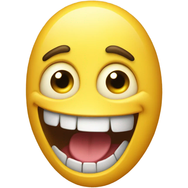 Emoji biting lip emoji
