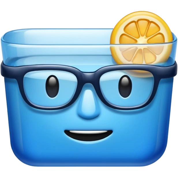 blue geek bar emoji
