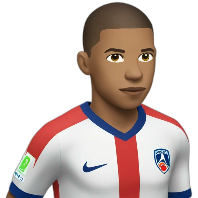 Mbappe choqué emoji