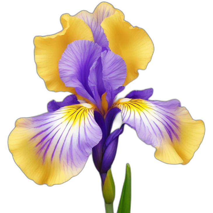 Iris flower emoji