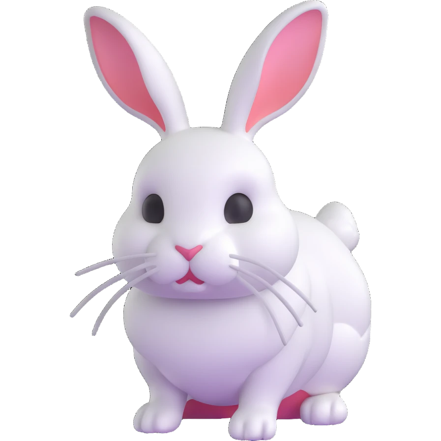 White Rabbit from Alice in Wonderland emoji