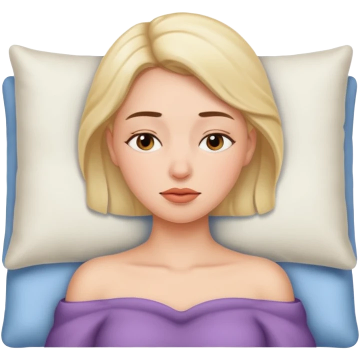 woman sleeptasting emoji