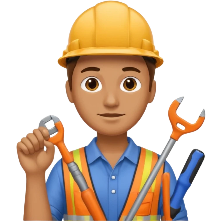 Repairs and Maintenance, holding tool emoji