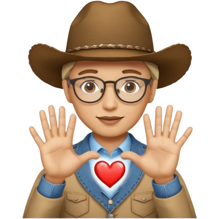 🤠🤓🫶🏼 emoji
