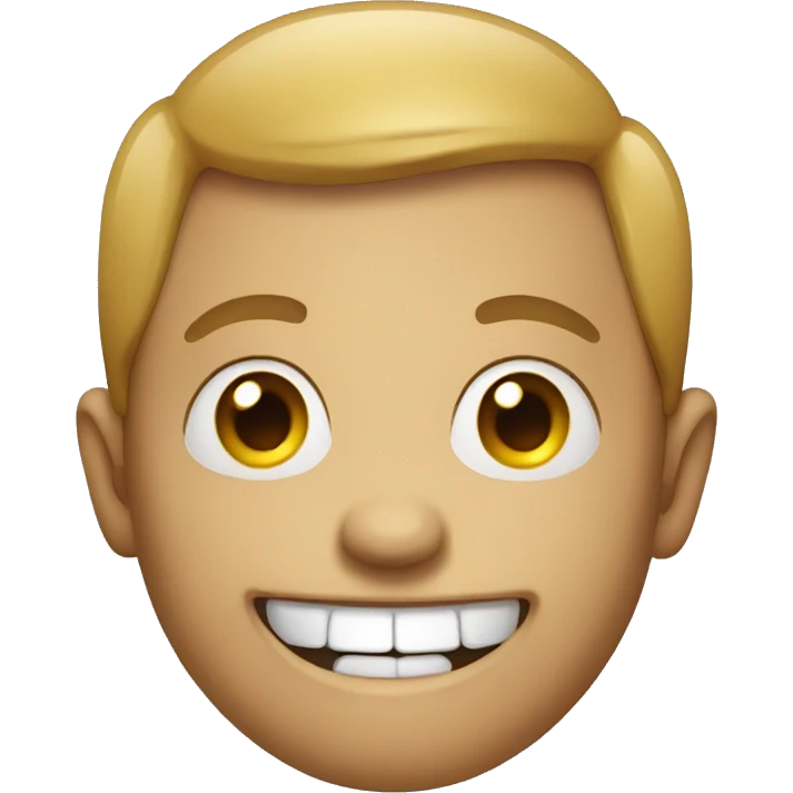 Creepy smiling emoji emoji