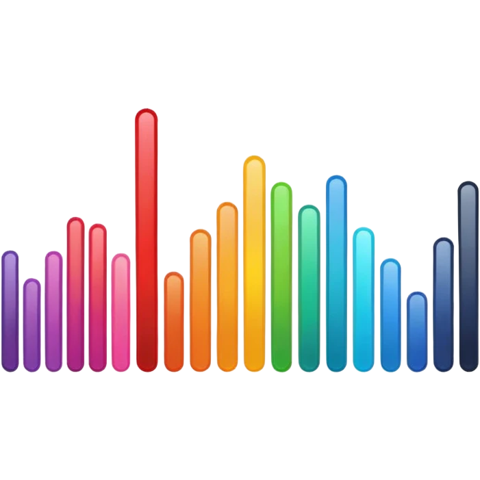 black audio spectrum emoji