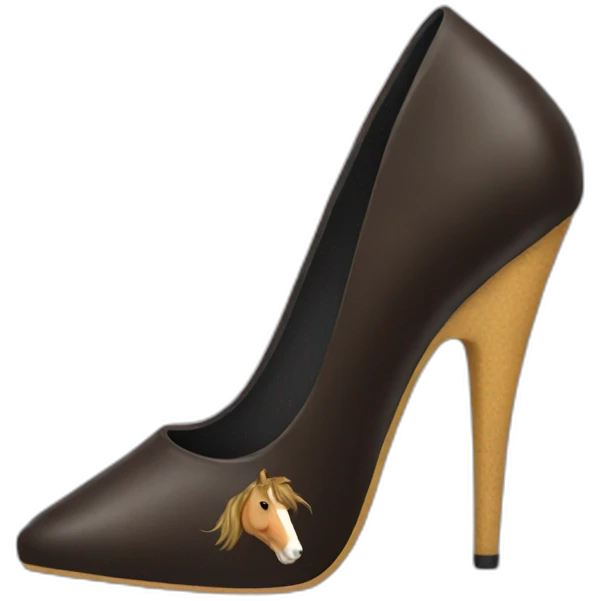 Horse high heels emoji