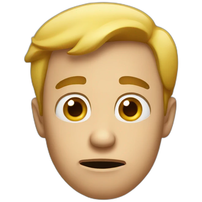 Confused-man emoji