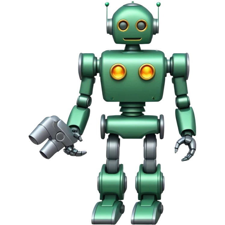 Jet-arm green, Toy Robot. emoji