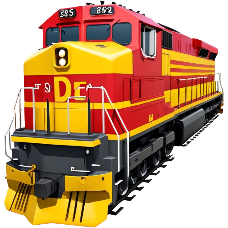 Diesel Locomotive - EMD SD70 (Model Year: 2021) (Iconic colour: Red and yellow) emoji