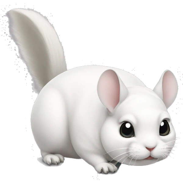 white chinchilla emoji