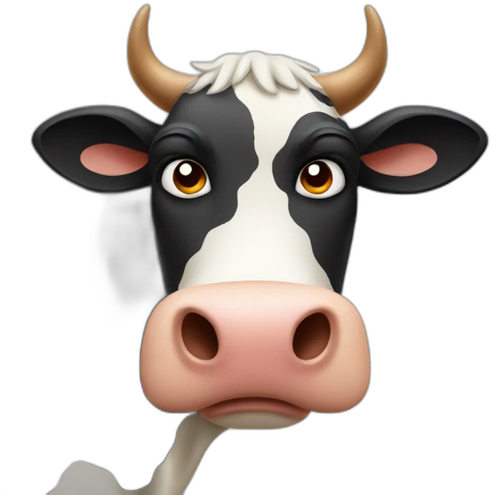 angry cow emoji