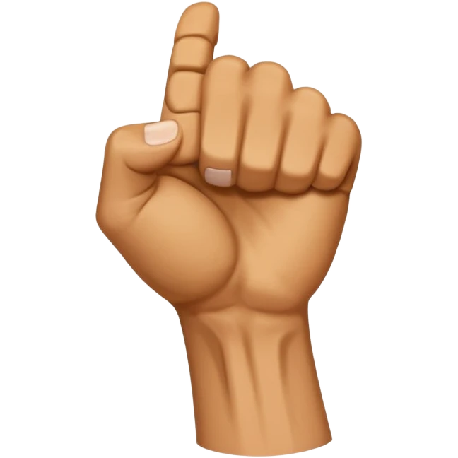 veiny fist backview emoji