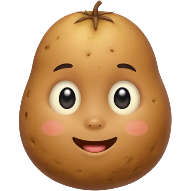 Chibi potato emoji