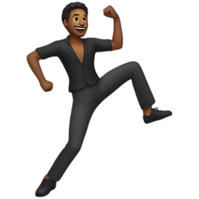 Man dancing  emoji