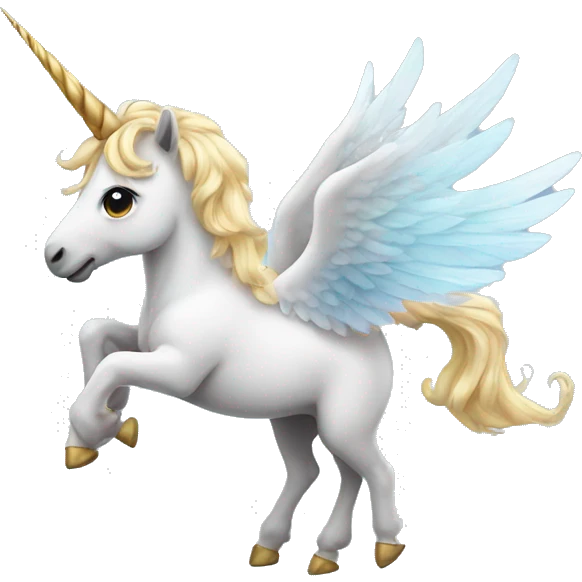 Unicorn with wings emoji