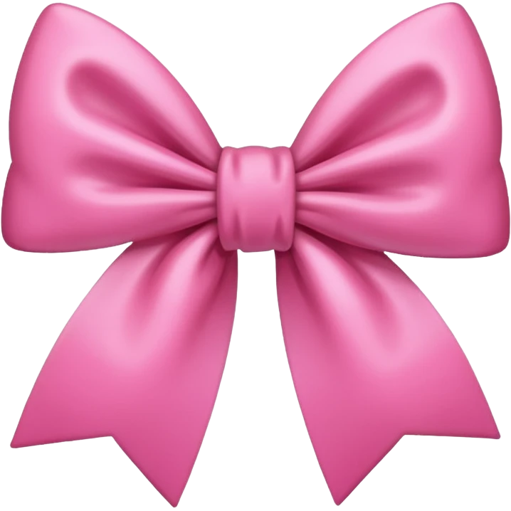 Pink bow emoji