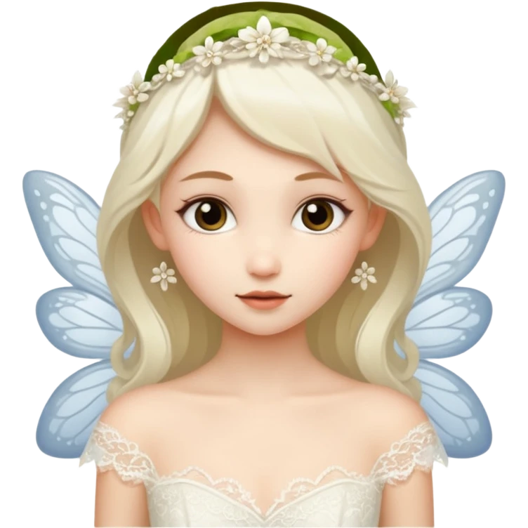 Fairy in a wedding dress emoji