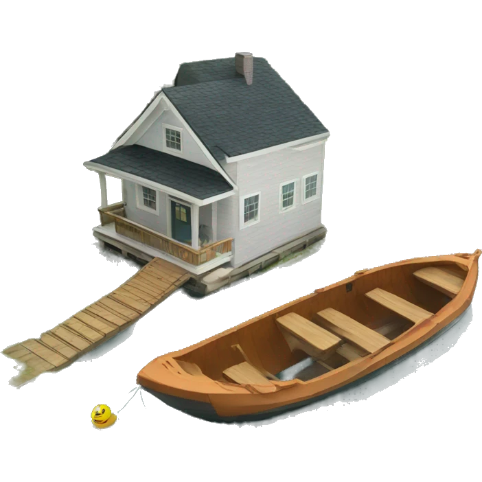 Float home launch into river emoji