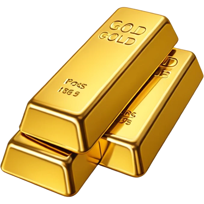 Tons of gold bars emoji