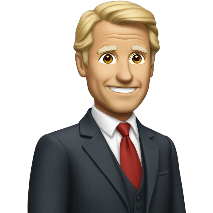 Norm from Cheers as the president of the United States emoji