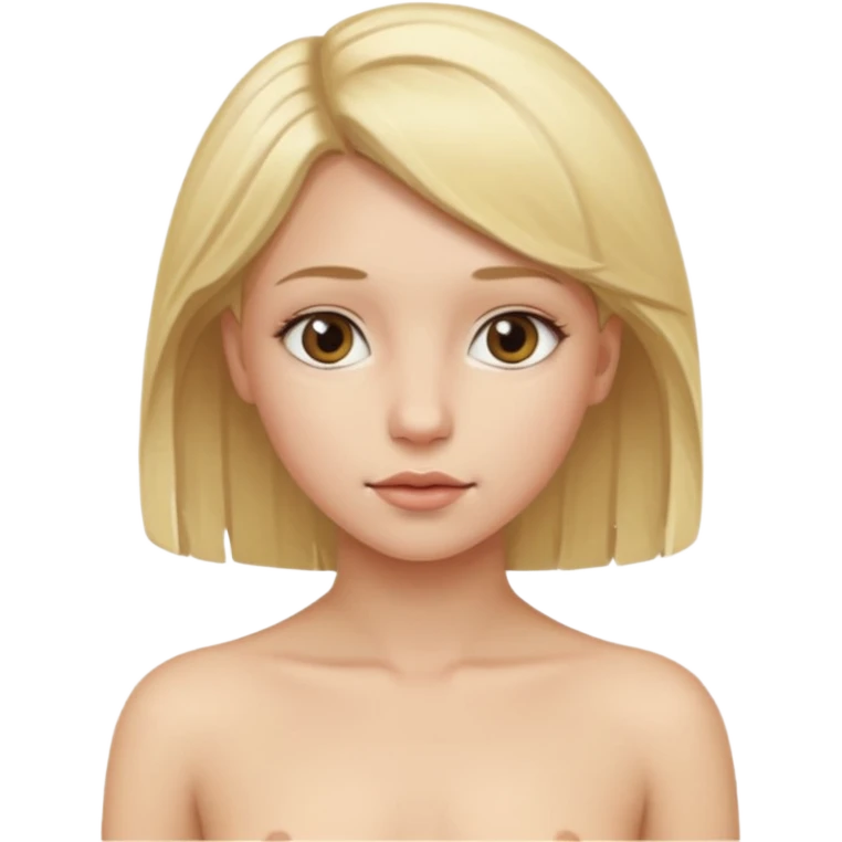 Girl nude boobs emoji