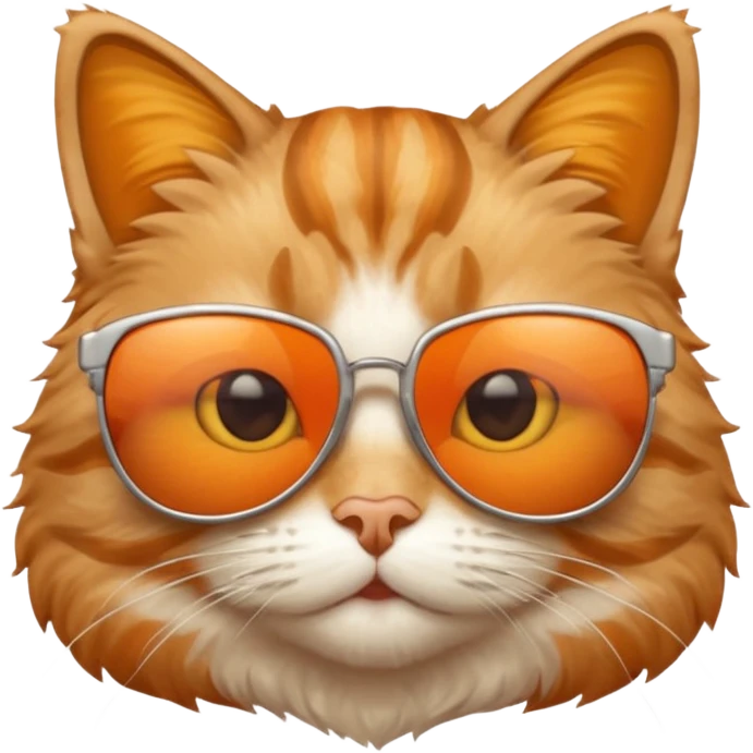 Cat wearing sunglasses emoji