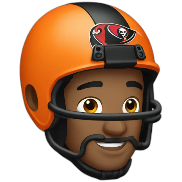 Bucs-orange emoji