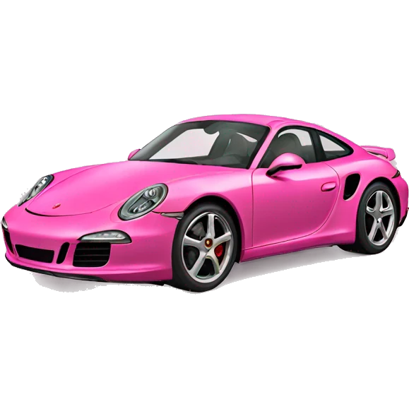 Pink porche emoji