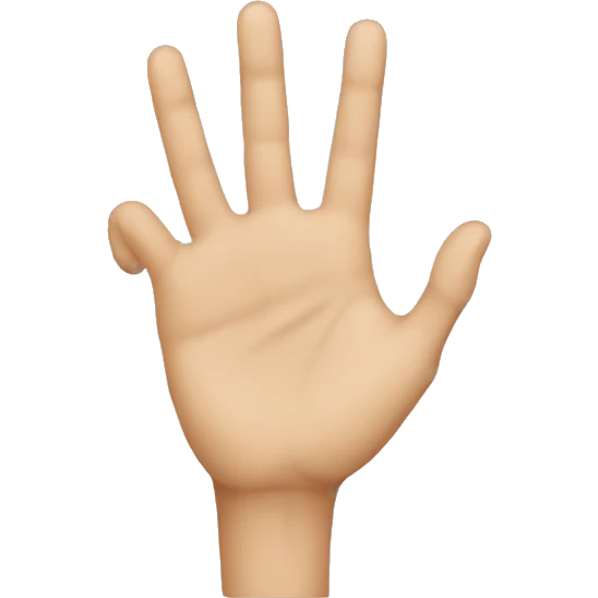 hand cross emoji