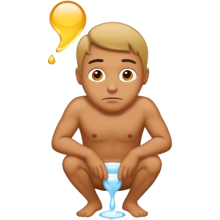 man peeing emoji