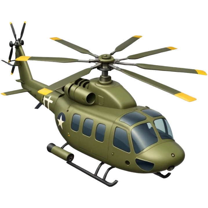 WW2 style helicopter  emoji