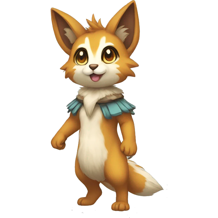 Anthro Chibi-style-Fur-Sona-Fakémon Full Body emoji