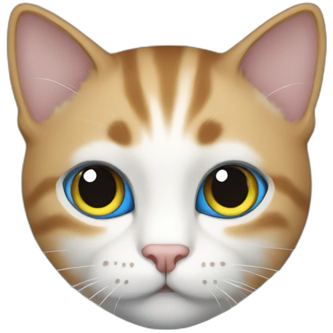 Cat blue emoji